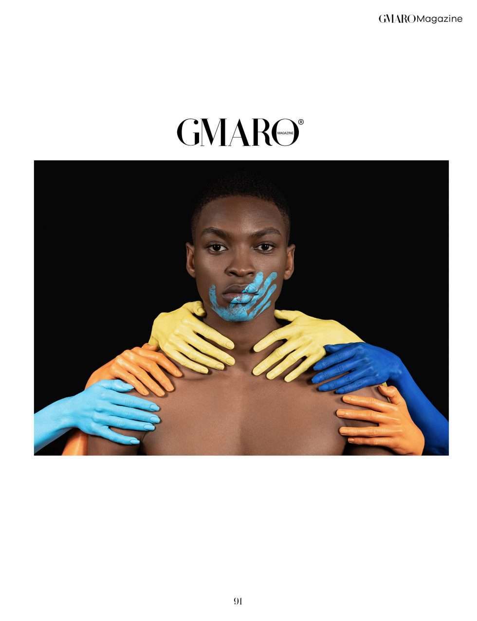 An Issue Arthur black model man black and white 051