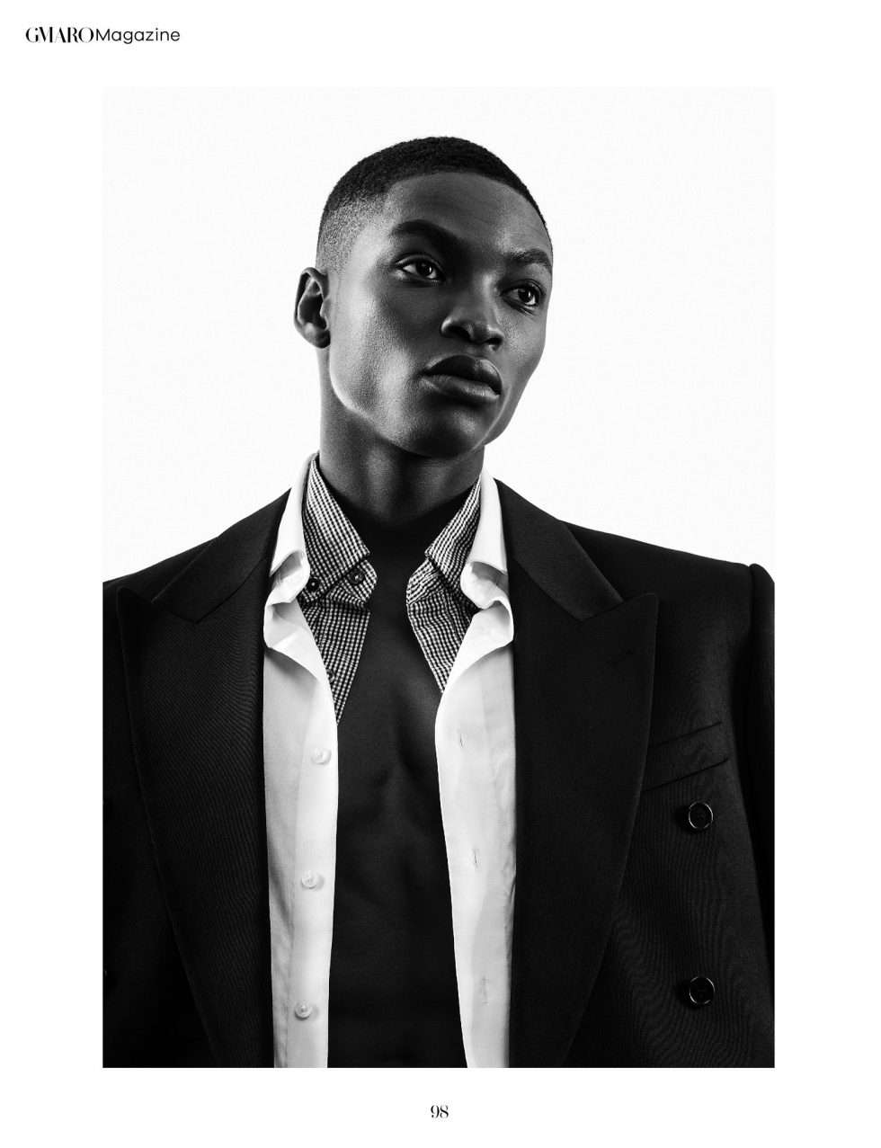 An Issue Arthur black model man black and white 091