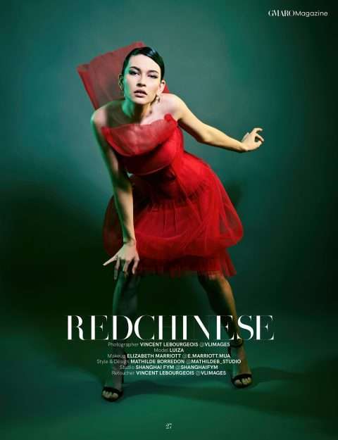 MB Red Chinese fashion dress 081